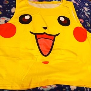 Pikachu sleeveless crop top